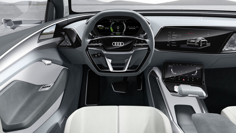 Der Innenraum macht derzeit noch einen recht reduzierten Eindruck. (Audi)