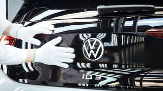 Logo des VW ID 3. (Bild: Volkswagen)