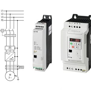 Motorabgang, Drehzahlstarter und Frequenzumrichter.(Bild:  Eaton)