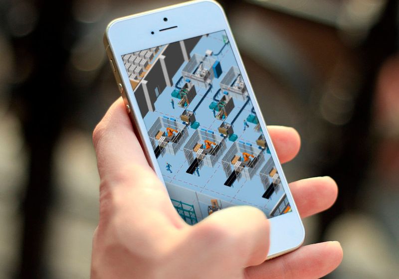 Auf dem Smartphone die kompletten 3D-Daten einer geplanten Maschine oder Anlage laden, war bisher schwierig.  (CAD Schroer GmbH)