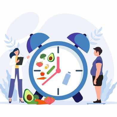 Intervallfasten trendet immer wieder auf Social Media. Doch es ist auch nicht effektiver als andere Diäten, wie eine Meta-Analyse andeutet. (Symbolbild) (Bild: © Heena_Rajput - stock.adobe.com)