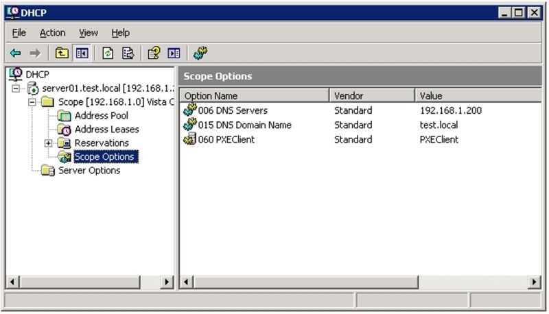Abbildung 3: DHCP-Server verteilt IP-Adressen an PXE-Clients (Archiv: Vogel Business Media)