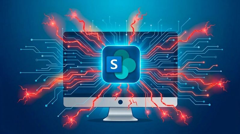 Über eine Code-Injection-Schwachstelle in SharePoint Server können angemeldete Angreifer mithilfe präparierter Anfragen eigenen Code auf dem Server ausführen.(Bild:  Gemini / Vogel IT-Medien GmbH / KI-generiert)