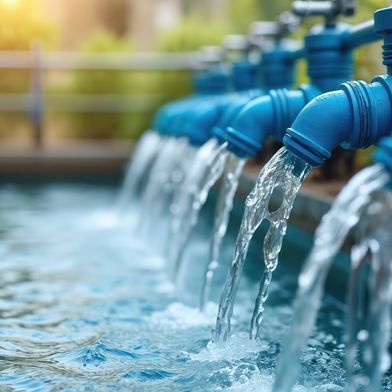 Sauberes Trinkwasser erfordert in Trinkwasserspeichern Technik im Hygienic Design. (Bild: © Viktor – stock.adobe.com, KI-generiert)
