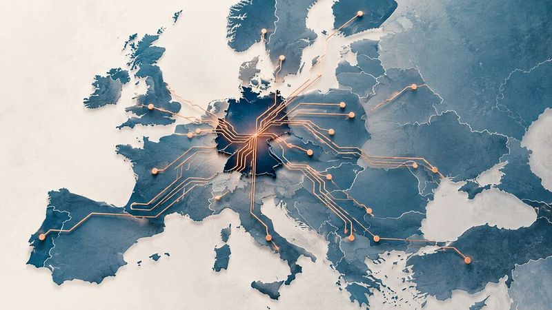 Die deutschen Elektroexporte legten im August 2026 um 18,4 Prozent zu. Besonders stark wuchs das Geschäft mit den europäischen Nachbarn, darunter Polen und Tschechien. (Bild: Dall-E / KI-generiert)