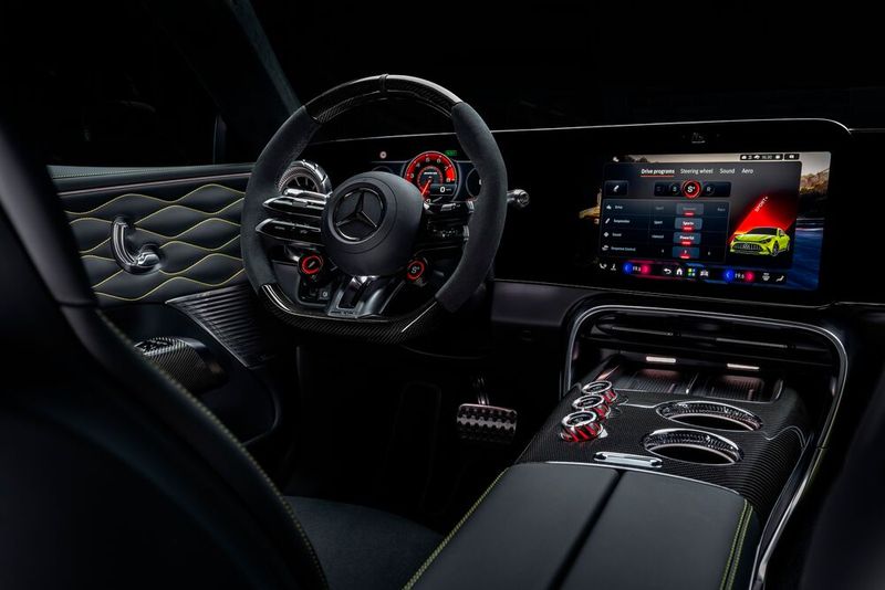 Perfekt ist die Sitzposition hinter dem Lenkrad (Bild: Mercedes-Benz)