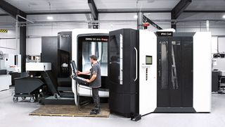 Nach dem Umzug in eine neue Halle hat DMG Mori die DMU 60 Evo linear mit einem PH Cell 300 nachgerüstet.  (Bild: DMG Mori)