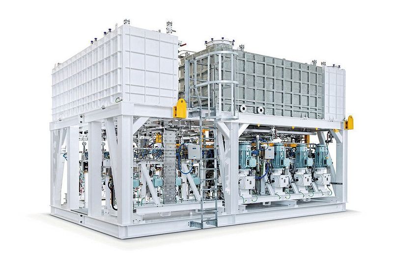 Building blocks for modular engineering: Components are bundled in so called process-skids. (Lewa)