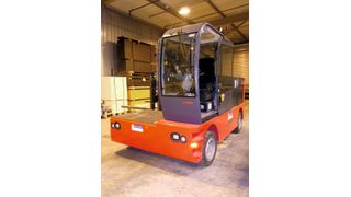 Der Jumbo-Fünf-Tonnen-Elektro-Seitenstapler.  (Bild: Urech)