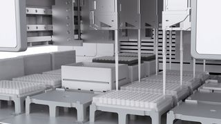 Abb. 1: Acht unabhängige Pipettier-Köpfe garantieren hohe Effizienz, Geschwindigkeit und Flexibilität. (Bild: Agilent Technologies)