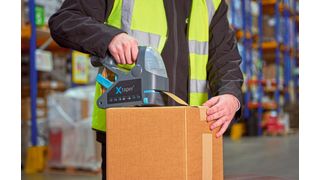 Xtaper von Raja ist ein innovativer Abroller von Nassklebeband, der die Vorteile des manuellen Verschließens mit denen des Nassklebebands verbindet. (Bild: Raja)