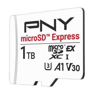 Die microSD Express mit 1 TB erreicht PNY zufolge bis zu 890 MB/s beim Lesen und bis zu 850 MB/s beim Schreiben. (Bild: PNY)