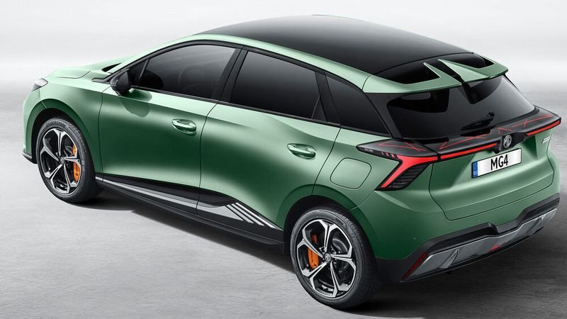 Für den Wagen hat MG die exklusive neue Farbvariante „Hunter Green“ aufgelegt. (Bild: MG)