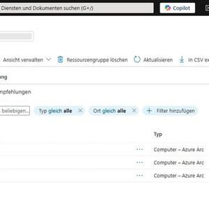 Verschiedene, lokale Server, die in Azure Arc angebunden sind. Das ist auch für KMU sinnvoll.(Bild:  Joos - Microsoft)