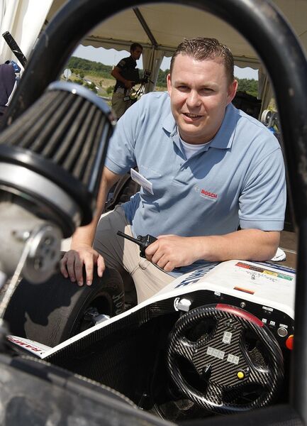 Karl Kloess ist heute Systementwickler für Batteriesysteme und Hochvoltbordnetze bei Bosch Engineering in Abstatt. Bis 2012 war Kloess Teamleiter für die Batterieentwicklung im Formula-Student-Team Global Formula Racing der DHBW Ravensburg. (Bosch)
