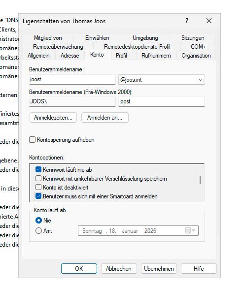 Die Anmeldung per Smartcard ist ein gangbarer Weg für die Umsetzung von MFA in Active Directory. (Bild: Joos)