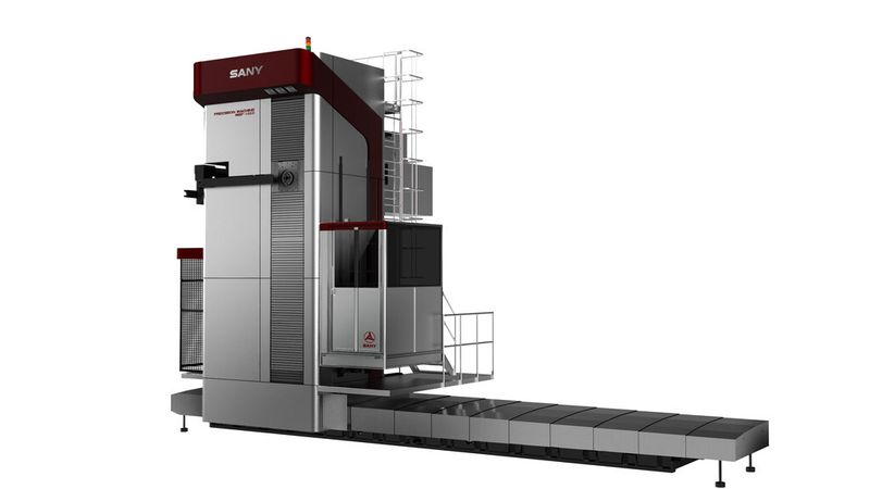 Schon das (chinesische) Design ist ein Hingucker: Werkzeugmaschine des Mischkonzerns Sany. (Bild: Sany)