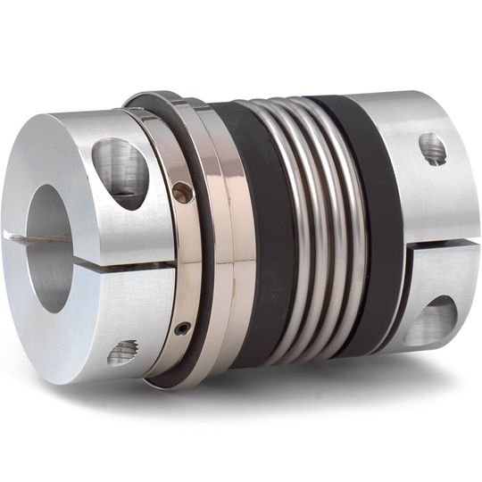 Die SK2 Sicherheitskupplung von R+W Antriebselemente ist standardmäßig aus gehärtetem Stahl und hochelastischem Edelstahl und hält Temperaturen von -30° bis zu 120° Celsius stand. (Bild:  R+W Antriebselemente)