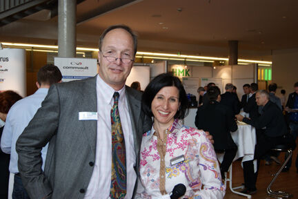 Daniela Schilling, Leitung IT-BUSINESS Akademie und Dr. Klaus Heihoff, HMK freuen sich über die gelungene Auftaktveranstaltung. (Archiv: Vogel Business Media)