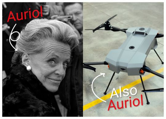 Was haben die Dame und die Drohne gemeinsam? Richtig! Den Namen. Jacqueline Auriol war eine begnadete Fliegerin und die Drohne ist es auch, so Third Element Aviation. Nicht zuletzt fußt auf dem smarten Flugsystem nun der erste offizielle Lieferservice per Drohne in Lüdenscheid.(Bild:  Third Element Aviation)