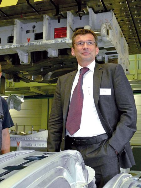Helmar Aßfalg, Vorsitzender der Geschäftsführung bei der Allgaier Werke GmbH in Uhingen: „Wir setzen für die von uns produzierten Karosserieteile auf die Kaltumformung.“ Bild: Kuhn (Archiv: Vogel Business Media)