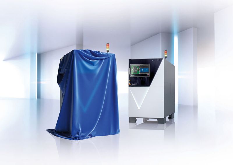 Viscom: An Stand 177, Halle A2 wird Ihnen das erste Mal das neue System iS6059 Double-Sided Inspection vorgestellt, das Ihnen die Vorteile der gleichzeitigen optischen Baugruppenprüfung von oben und von unten näherbringen möchte. (Bild: Viscom)