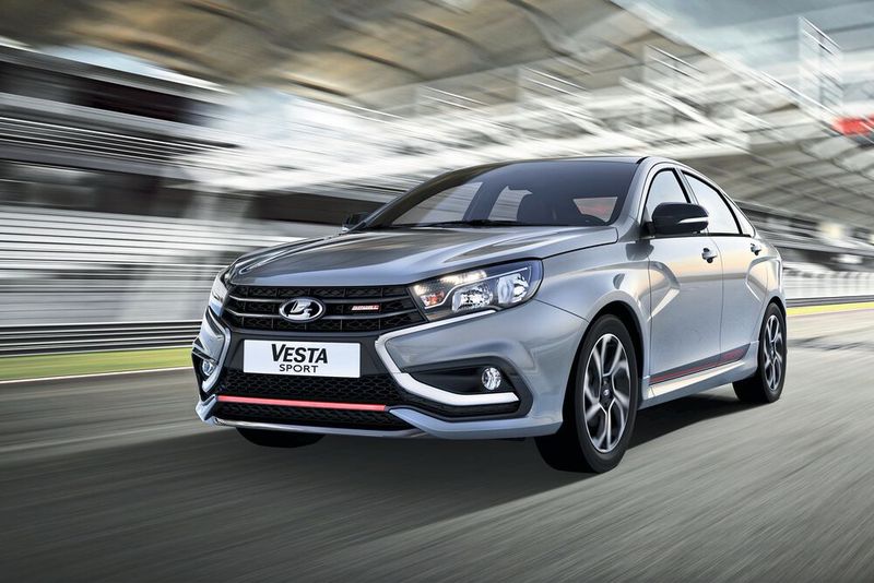 Lada stellt Ende August auf der Moskauer Automesse das neueste Derivat der Vesta-Familie vor: den Vesta Sport. (Bild: Lada)
