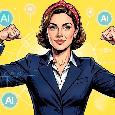 Zum Weltfrauentag bietet die ADN Akademie zwei kostenfreie KI-Trainings für Frauen. Damit will der VAD einen gezielten Beitrag zur Förderung weiblicher Talente in der männlich geprägten IT-Branche leisten. (Bild: Canva / KI-generiert)