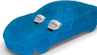 ZF bringt im Jahr 2019 einen Knieairbag auf den Markt. (ZF)