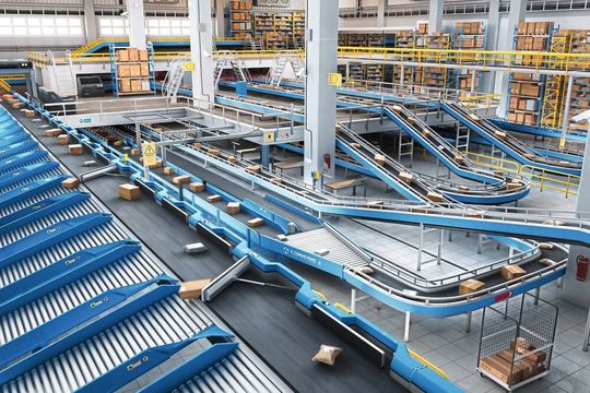 IO-Link findet sich inzwischen in vielen Branchen, hier etwa in der Logistik. (Bild:  ifm)