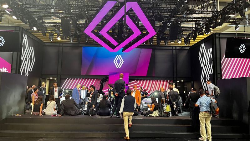 Renault präsentierte sich im September in München auf der IAA Mobility.(Bild:  Simon – VCG)