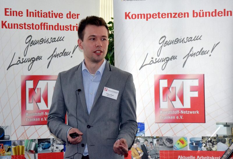„Zerstörungsfreie optische Messung der Rauheit und Topographie“ war Thema desVortrags von Robert Meyer von der INNOWEP GmbH aus Würzburg. (Bild: KNF)