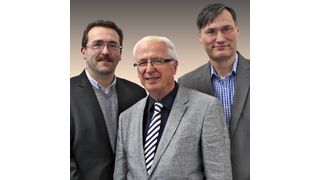 Generationswechsel: Dirk Hübner (li.) und Karsten Grönwoldt (re.) übernehmen ab 2014 die Geschäftsführung. Unternehmensgründer Dr. Claus Dittrich (mi) ist Beiratsvorsitzender. (Foto: Gemac)