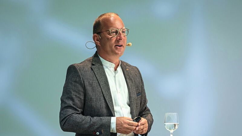 Daniel König, Vertriebsleiter Deutschland von Real Garant, sprach über neue Wege der Kundenbindung im Handel. (Stefan Bausewein)