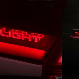 Relativ simpel und eher durch gesetzliche denn technische Hürden von der Serienreife getrennt sind kommunizierende Rückleuchten.(Bild:  VW)