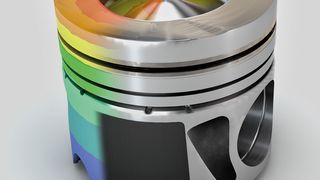Aluminium-Dieselkolben aus DuraForm-G91 (Bild: Federal-Mogul)
