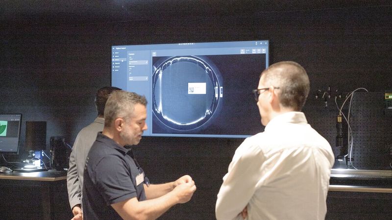 Les visiteurs ont pu découvrir comment Digiinov Inspect simplifie et accélère la conception, le pilotage et l’exploitation des applications vision dédiées à la production. (Source : L.E.S.S.)