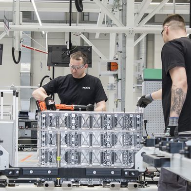 MAN hat in Nürnberg seine Batterieproduktion gestartet.  (Bild: MAN)