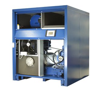 Delta-Hybrid-Drehkolbenverdichter mit integriertem Frequenzumrichter und Leistungsteil lassen sich schnell in Betrieb nehmen.