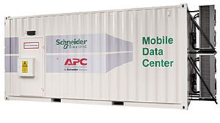 Mit der Mobile-Data-Center-Lösung können Unternehmen ihre Infrastruktur erweitern, ohne einen Neubau errichten zu müssen. (Bild: Schneider Electric)