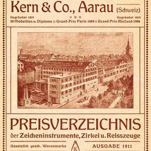 Wussten Sie, dass Chocolat Frey, Kern, Trüb AG und Sprecher + Schuh in Aarau gegründet wurden und beheimatet waren? Erleben Sie die Entwicklung von der Frühindustrie zur Hightech-Branche und begleiten Sie uns auf dieser zweiteiligen Führung auf den Spuren der Industrialisierung.(Bild:  Kern-Archiv)