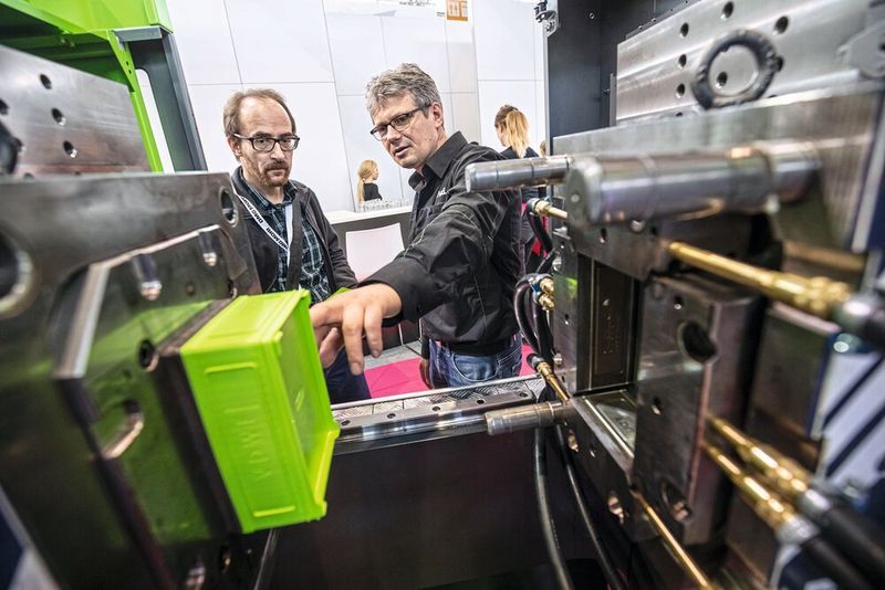 Around 50% of exhibitors came from the core sector of tool construction companies, a unique feature of Moulding Expo. (Messe Stuttgart)