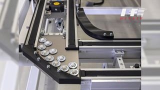 Das neue Posyart-Kurvenelement in einem aktuellen Kundenprojekt. (Bild: IEF-Werner)