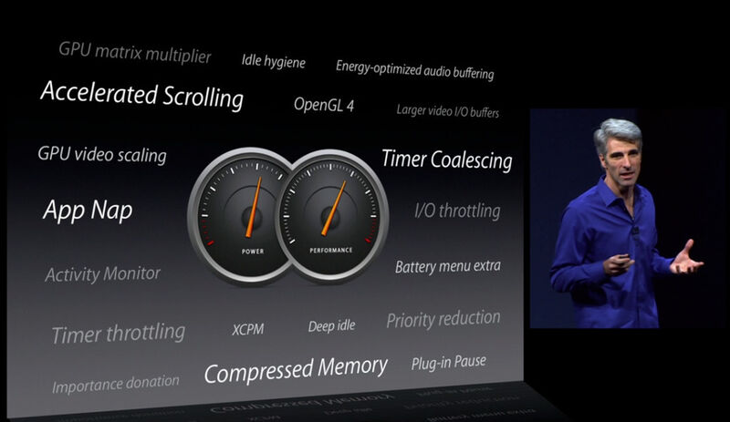Die Vorteile des kommenden OS X in der Übersicht, ... (Bild: Apple)