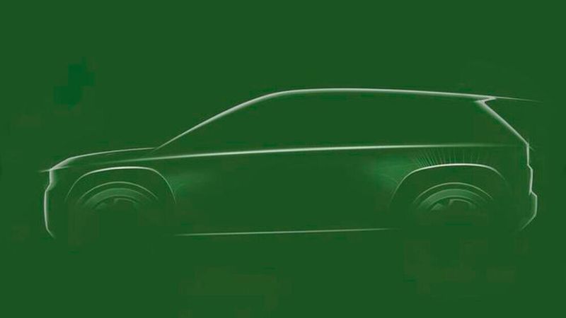 Skizze eines kleinen Elektroautos von Skoda. (Bild: Autoren-Union Mobilität/Klaus Zyciora (Instagram))