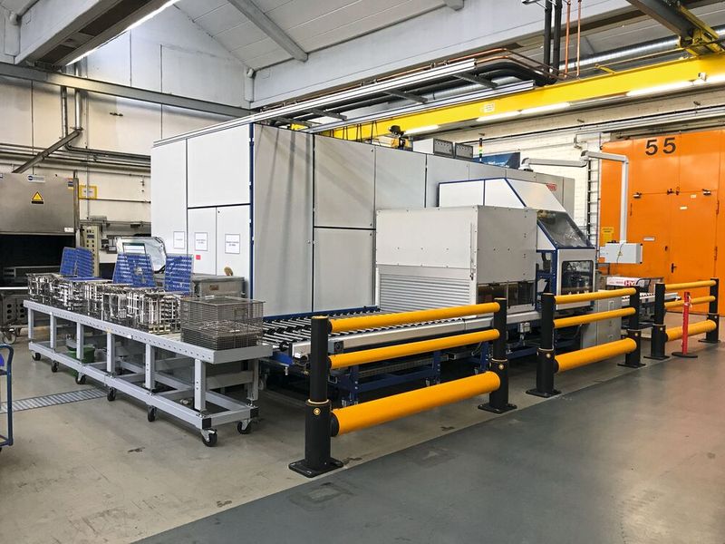 Anlage zum kombinierten Reinigen im Bereich Overhaul. (Bild: Hemo)