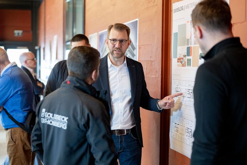 Spatenstich für neue Swisslog-Firmenzentrale in Aarau: Die neue Firmenzentrale soll bis Ende 2026 bezogen werden. (Bild: Swisslog)