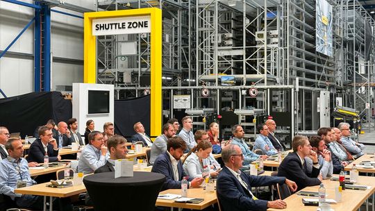 Wie schon der 1. Tag der Intralogistik 2023 war auch die Folgeveranstaltung 2024 bei SSI Schäfer im unterfränkischen Giebelstadt ein voller Erfolg.(Bild:  SSI Schäfer)