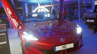 In den Showroom von Graf Hardenberg in Singen zieht die Marke MG ein. (Bild: Graf Hardenberg)