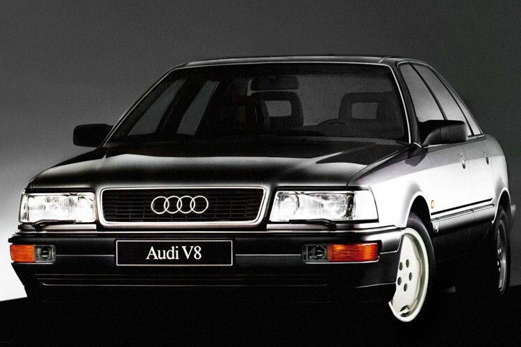 Silber-Jubiläum: Die Oberklasse-Limousine Audi V8 wurde 1988 erstmals aufgelegt. (Foto: Audi)